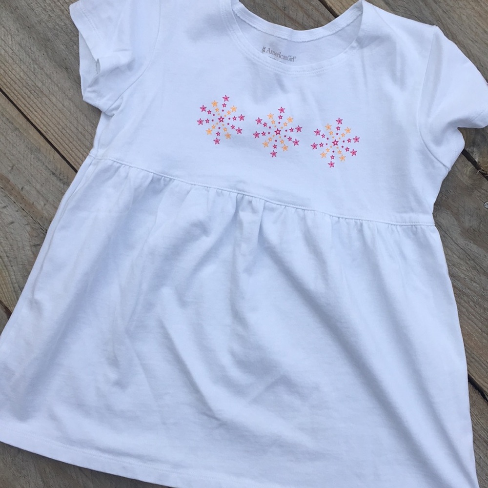 American Girl Fashion Show Top Size M 10-12